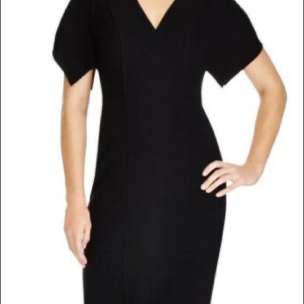 Elie Tahari Lourdes Cold-Shouler dress